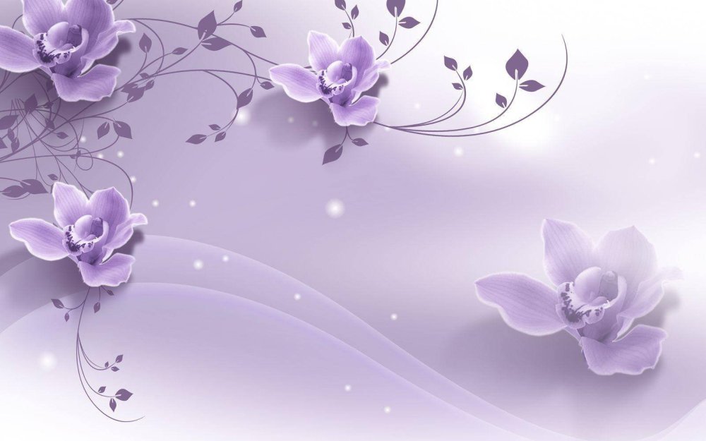 Нежно фиолетовый фон