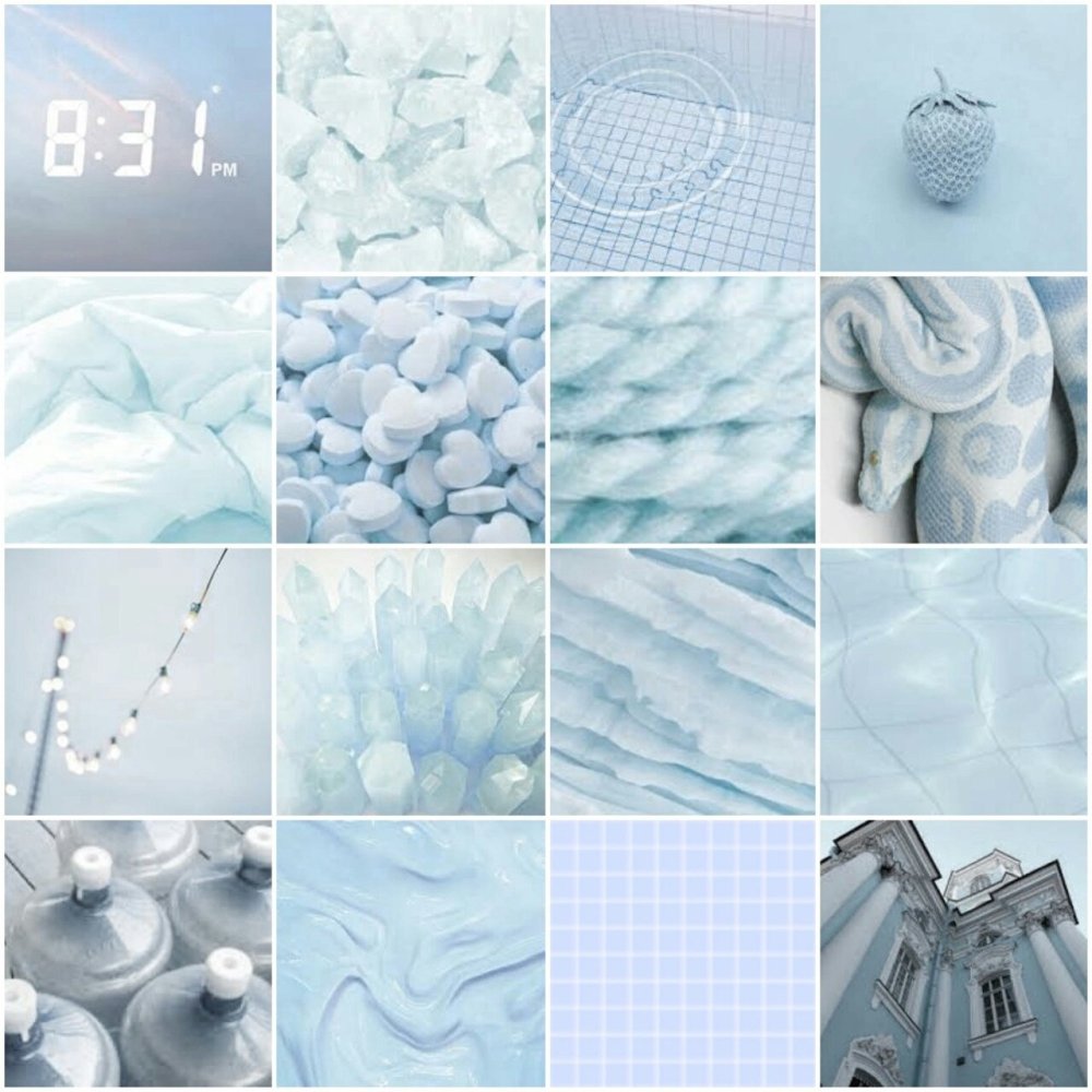 Эстетика светло голубого