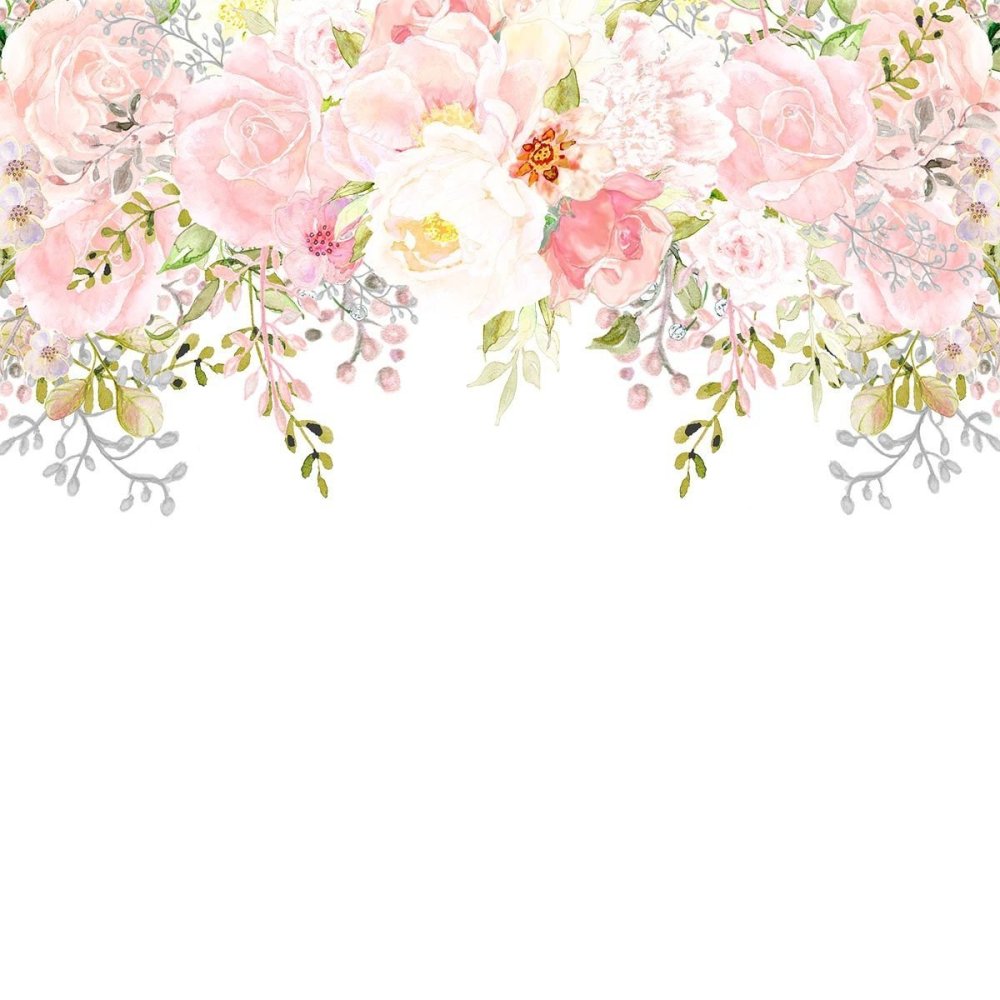 Нежные Акварельные цветы