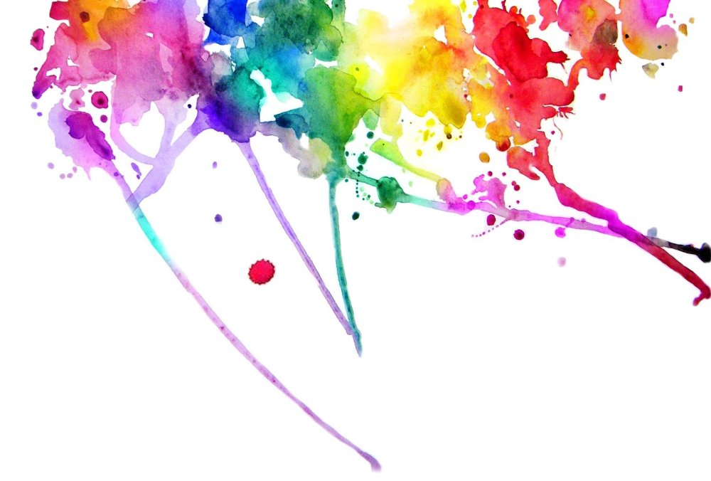 Акварельные разводы