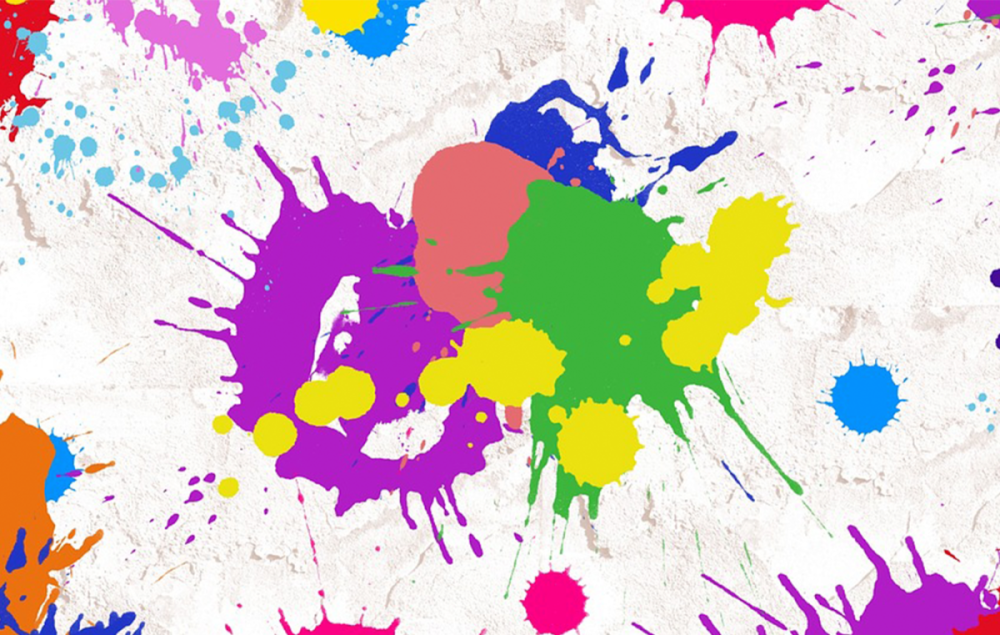 Акварель брызги