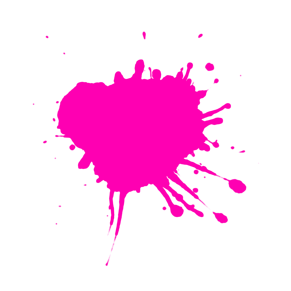 Акварельные брызги розовые