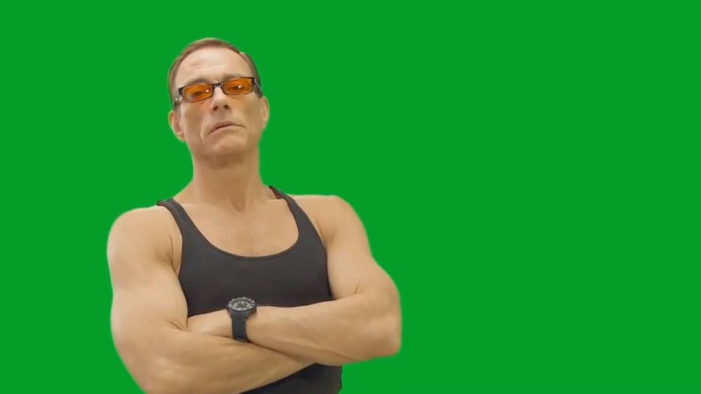 Жан Клод Ван Дамм хромакей gif