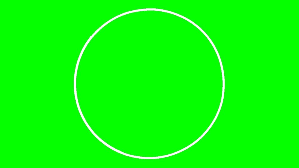 Круг хромакей