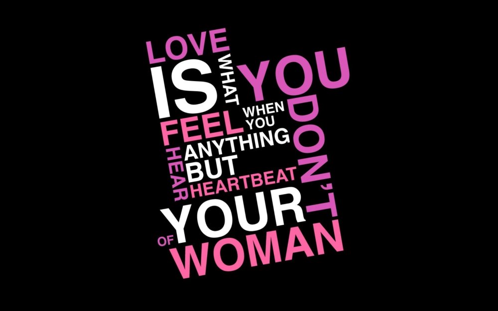 Обои с надписями