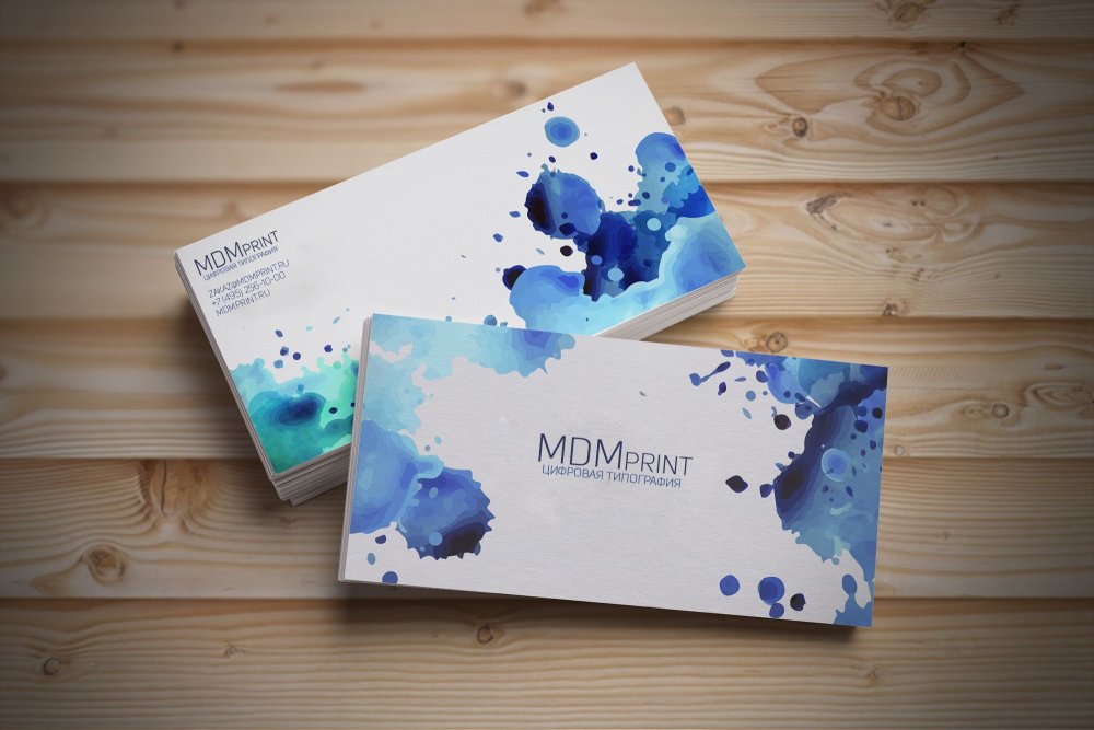 Креативная визитка художника