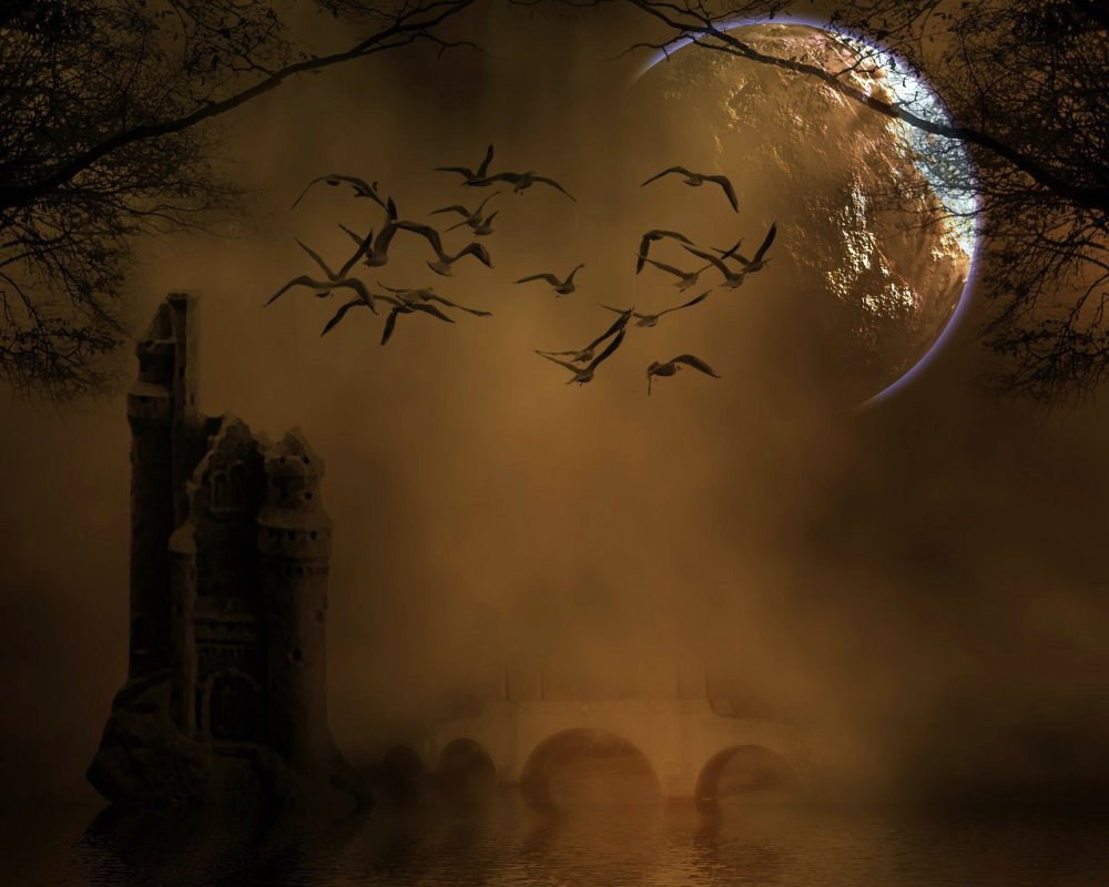 Готический фон