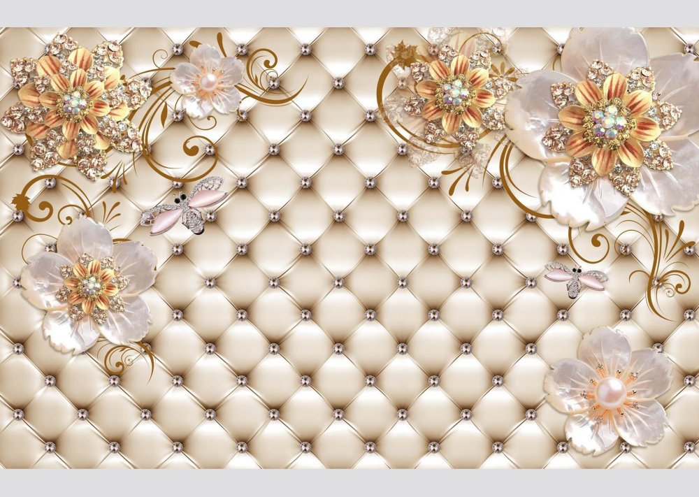 Фотообои объемные жемчуг