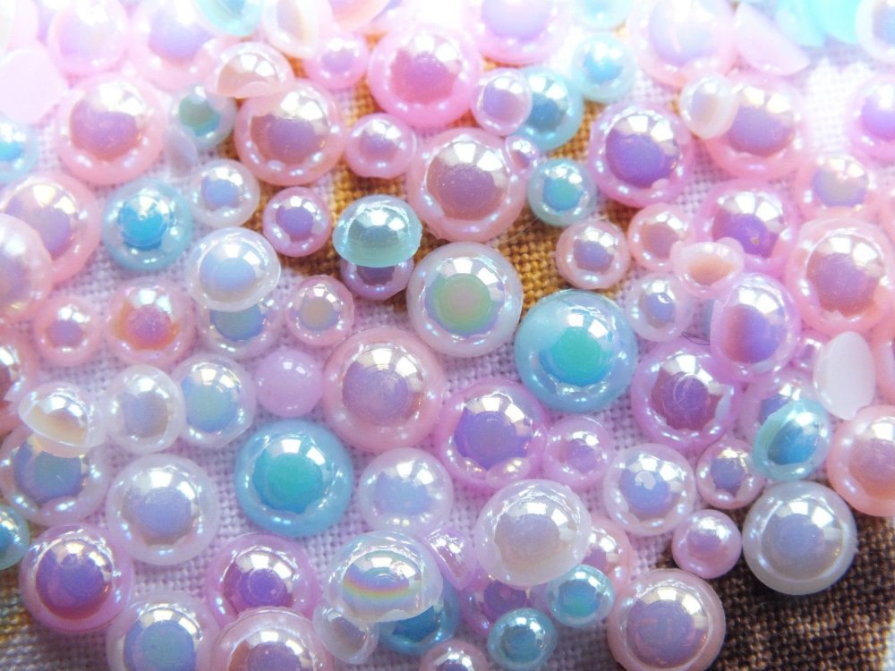 Бусины пастельных тонов