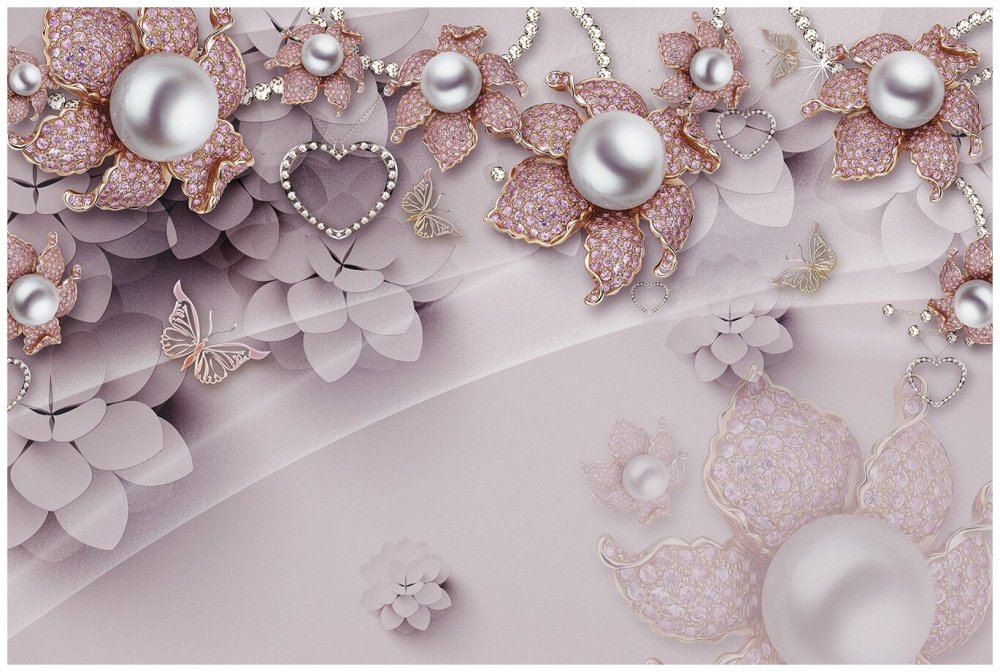 Фотообои стразы драгоценности