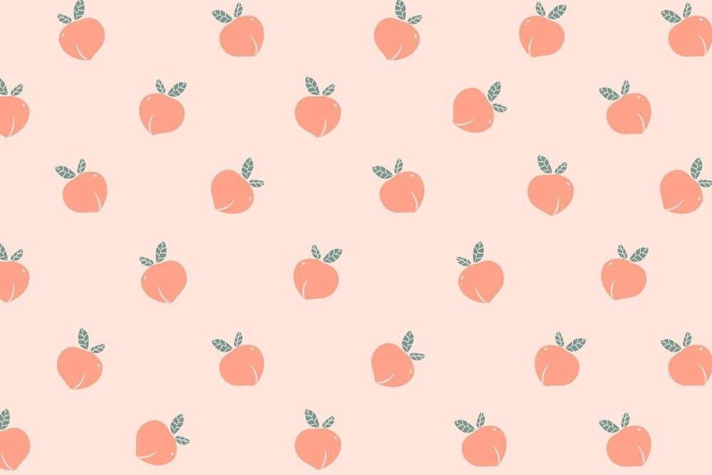 Персики паттерн