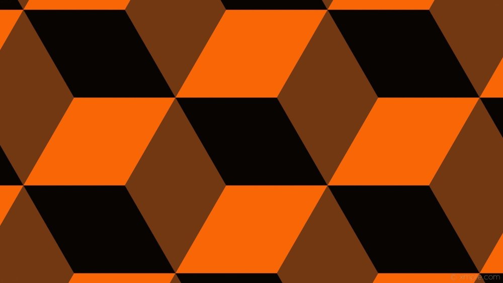 Оранжевый с черным