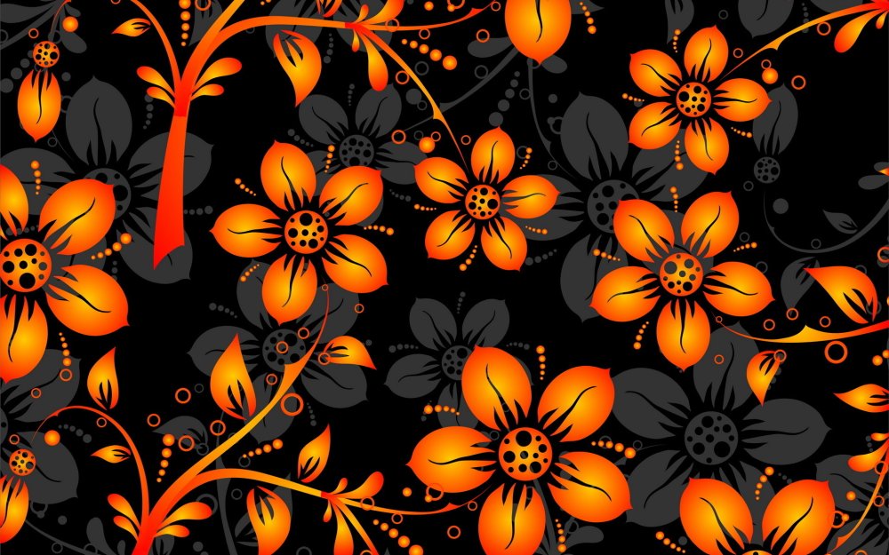 Оранжевая абстракция