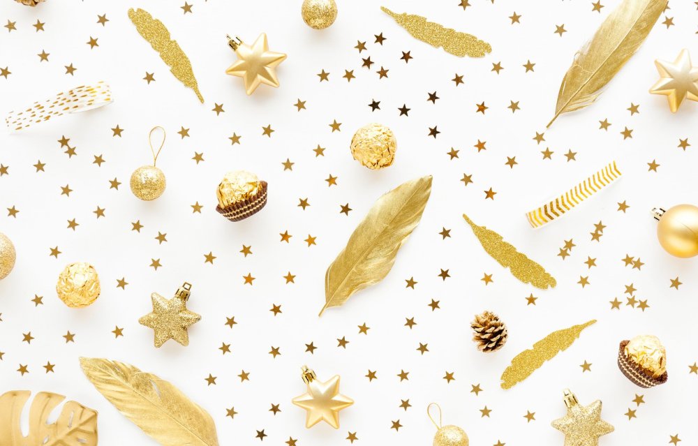 Золотая россыпь фон