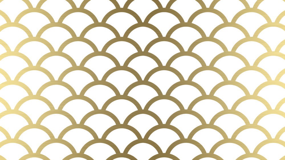 Золотой геометрический орнамент