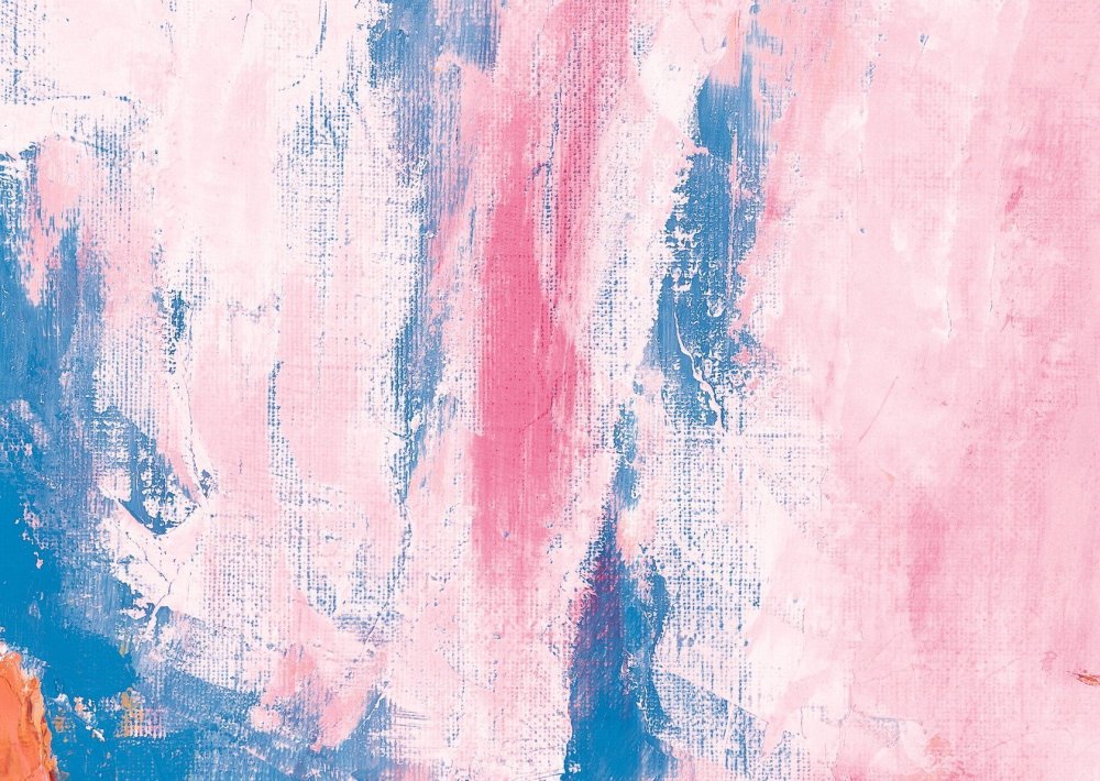 Акварельное пятно розовое