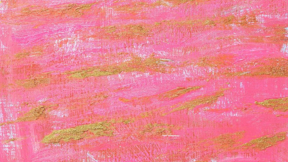 Мазок краски розовый