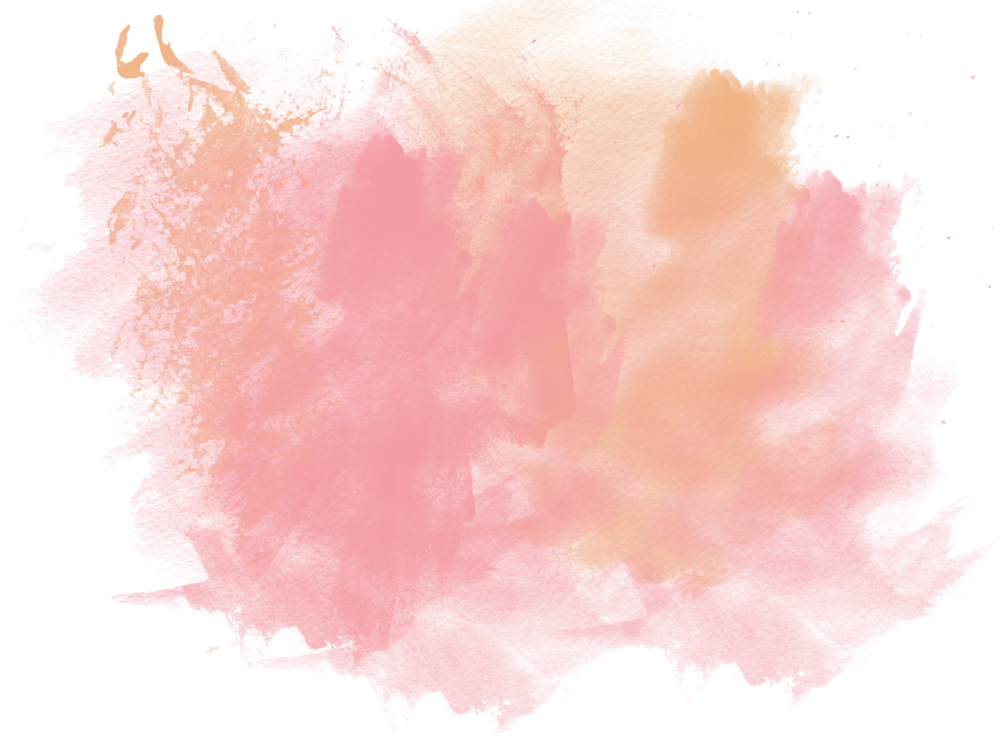 Розовый мазок акварель