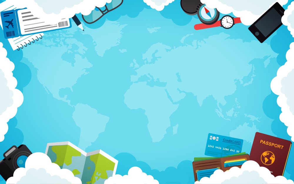 Фон для презентации путешествие