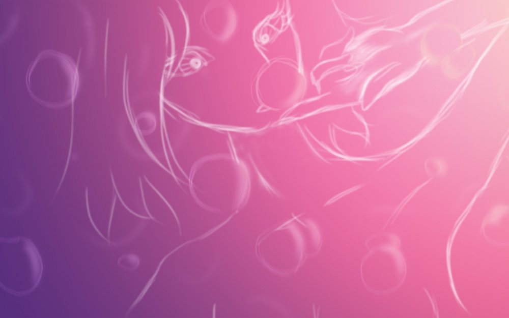 Обои с розовым человечком