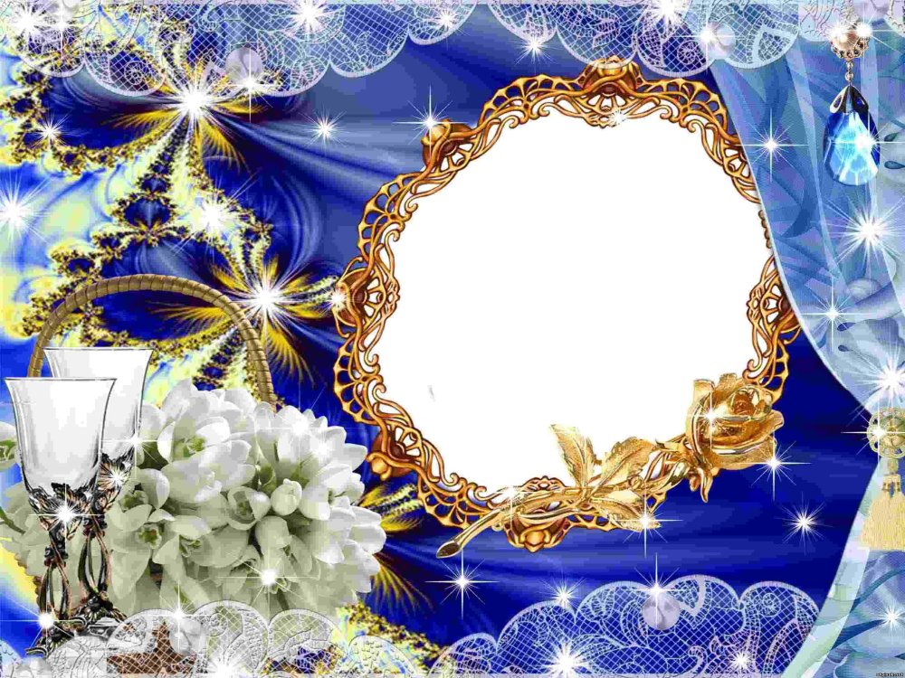 Рамка Сапфировая свадьба