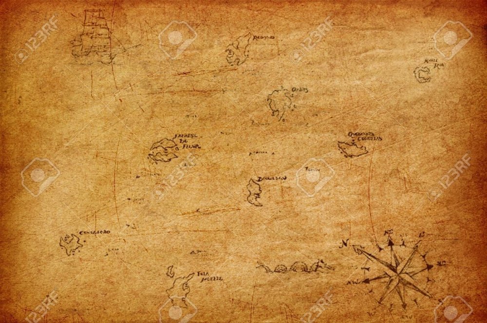 Карта под старину