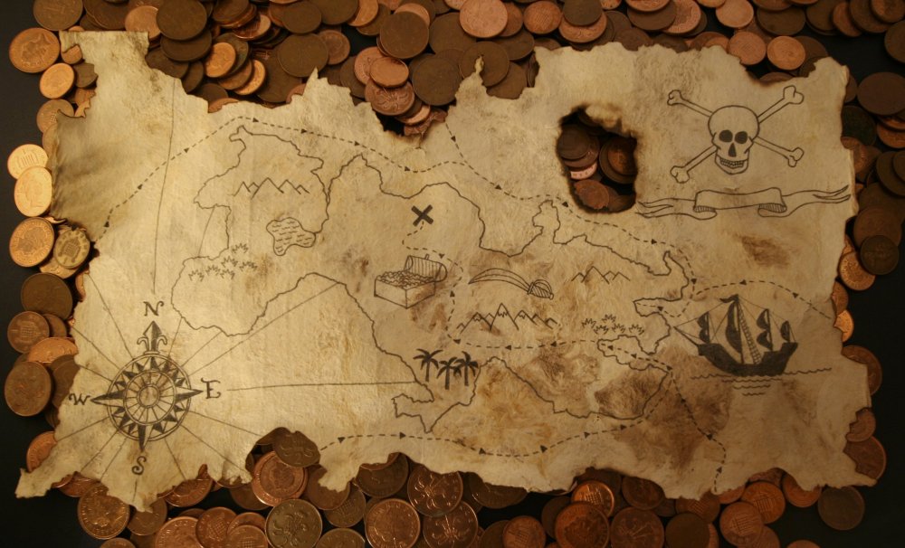 Старинная карта