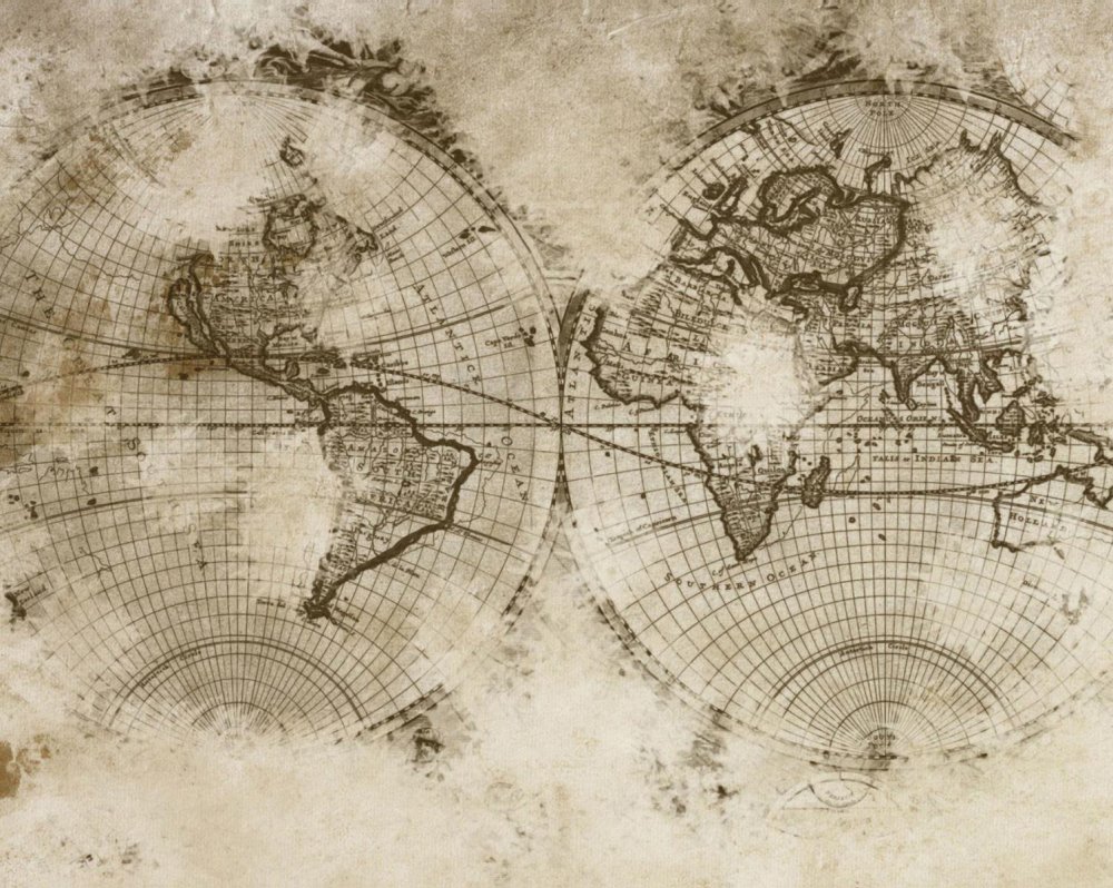 Текстура старой карты