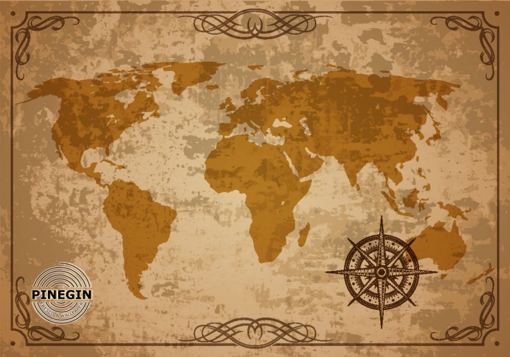 Текстура старой карты