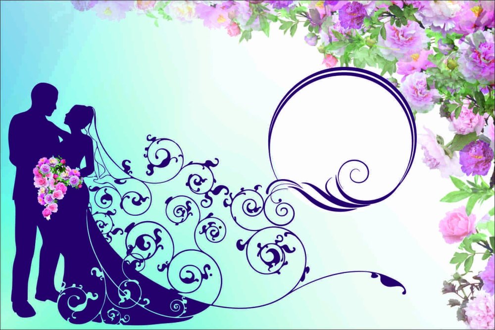 Свадебная рамка
