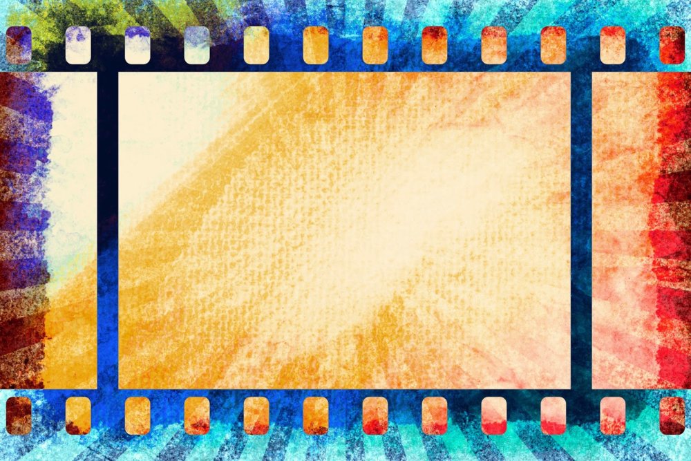 Фон в виде кинопленки