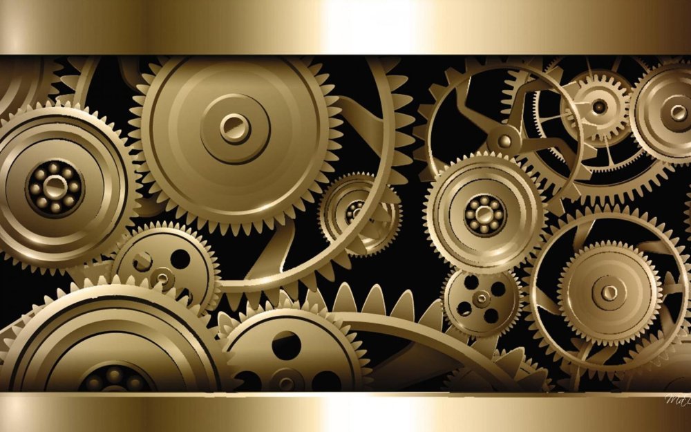 Шестеренки фон