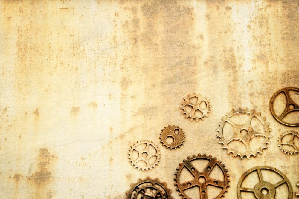 Фон в стиле стимпанк