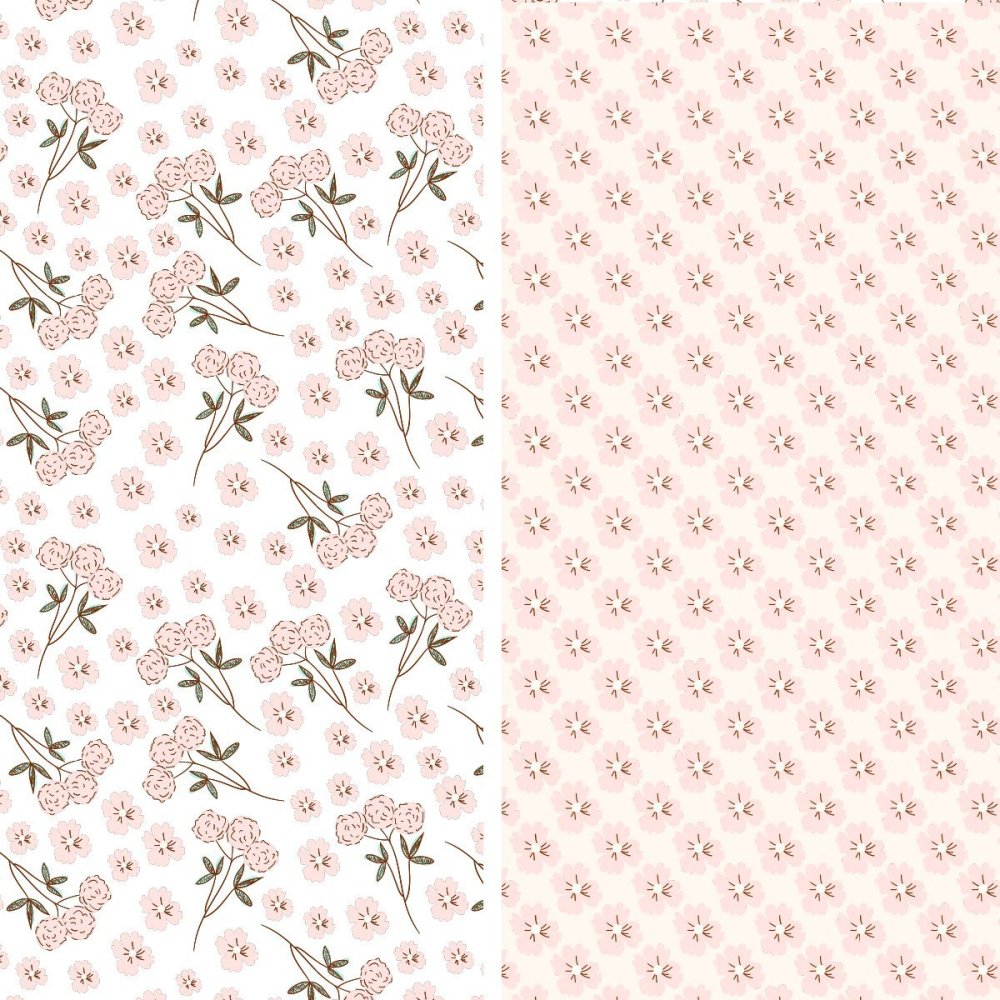 Обои в мелкий цветочек