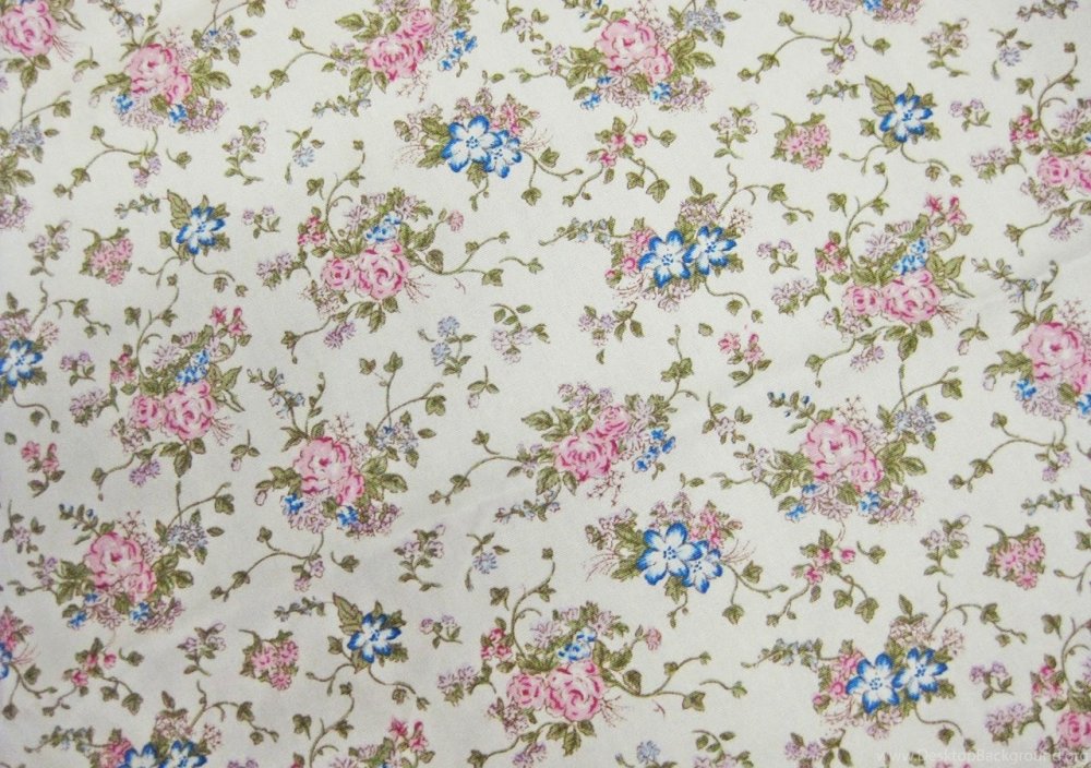 Ткань в мелкий цветочек