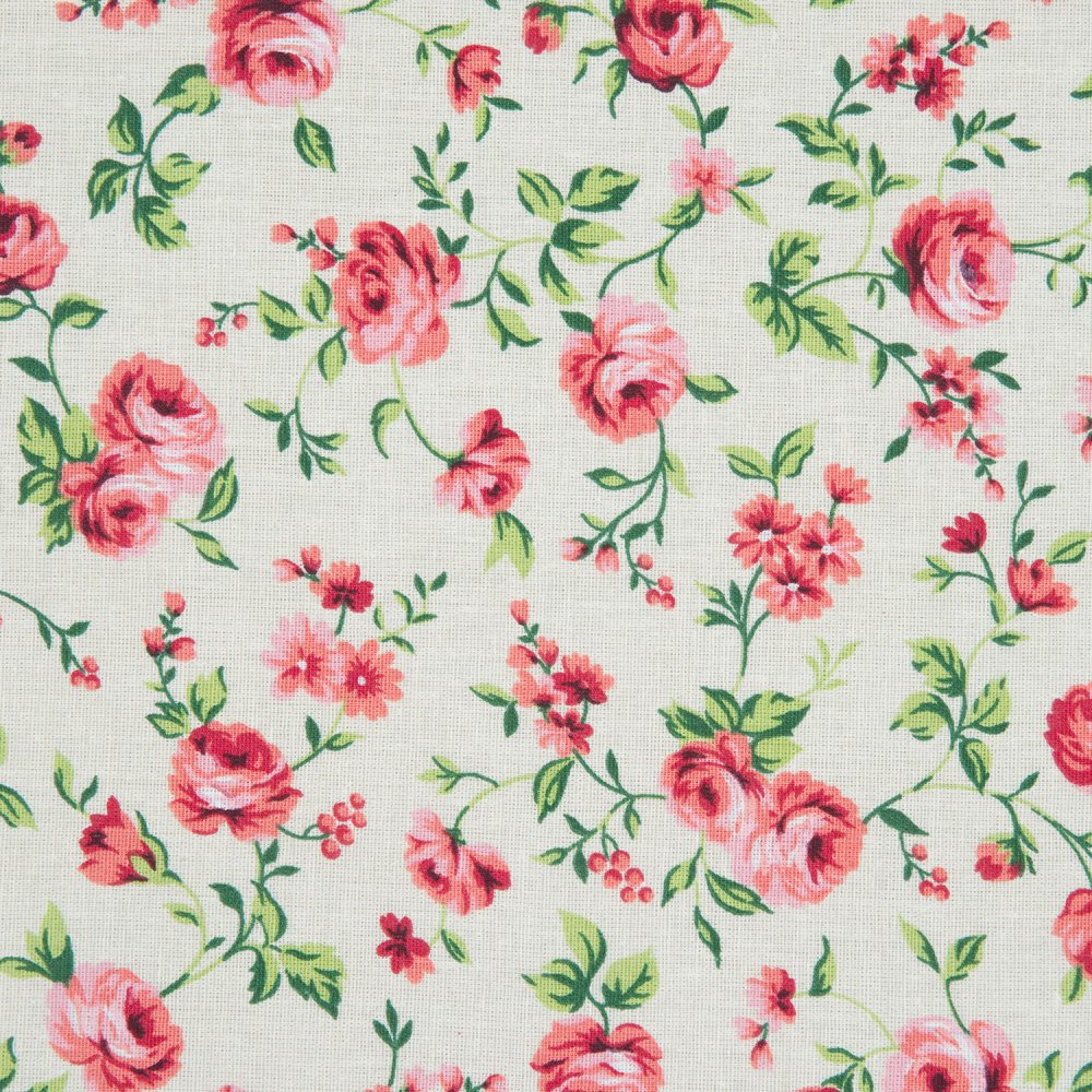 Цветочный узор на ткани