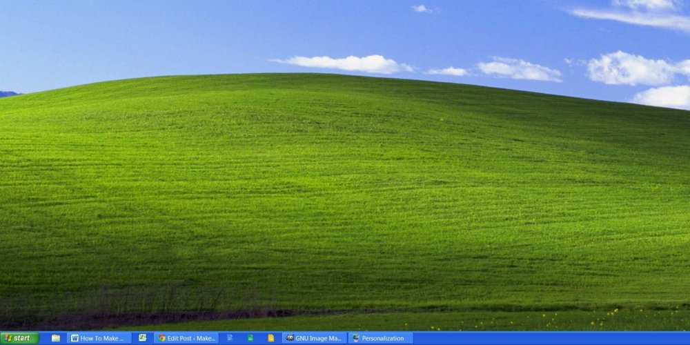 Windows XP обои 4к