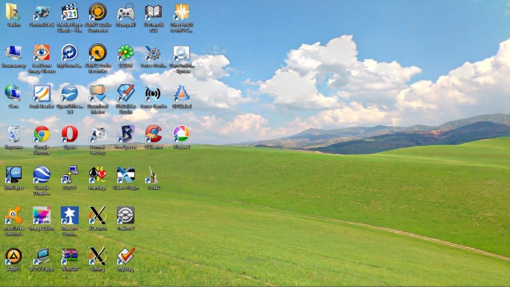 Лавандовое поле на рабочий стол