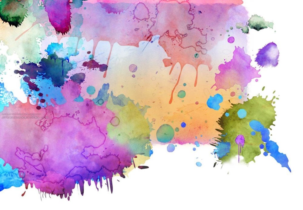 Разлитая краска