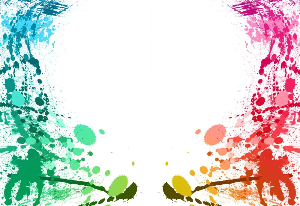 Рамка брызги краски