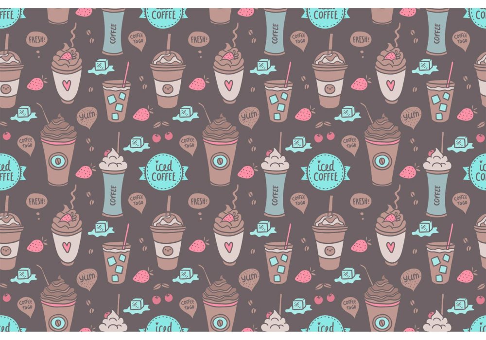 Кофе паттерн вектор