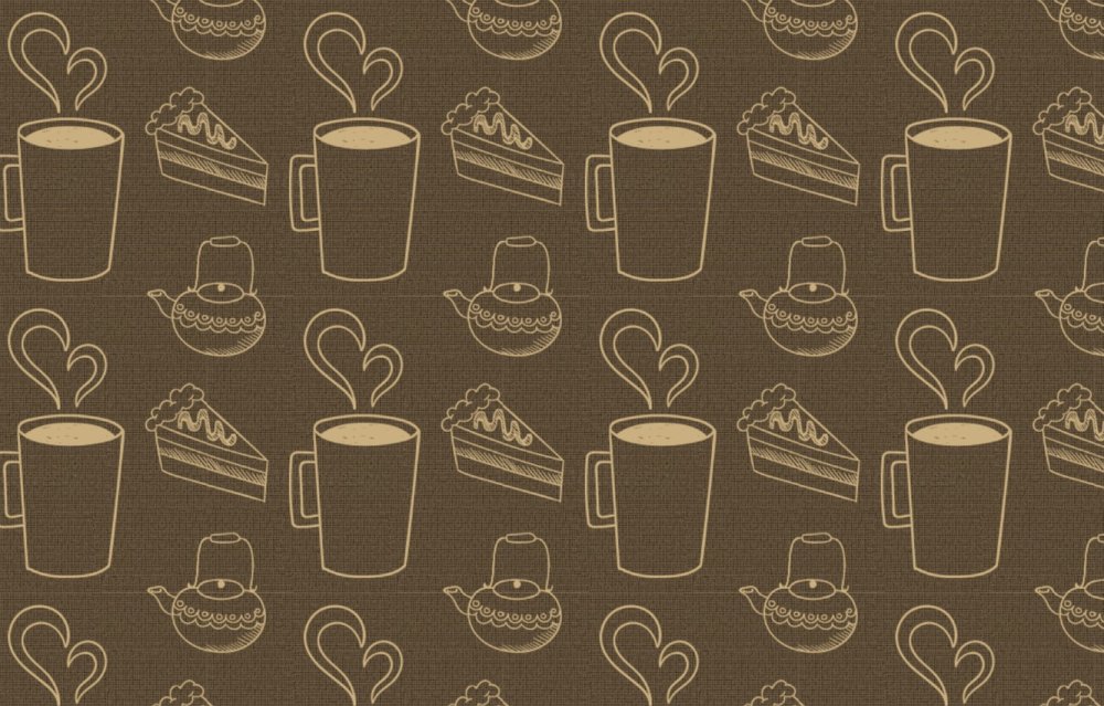 Кофе паттерн вектор