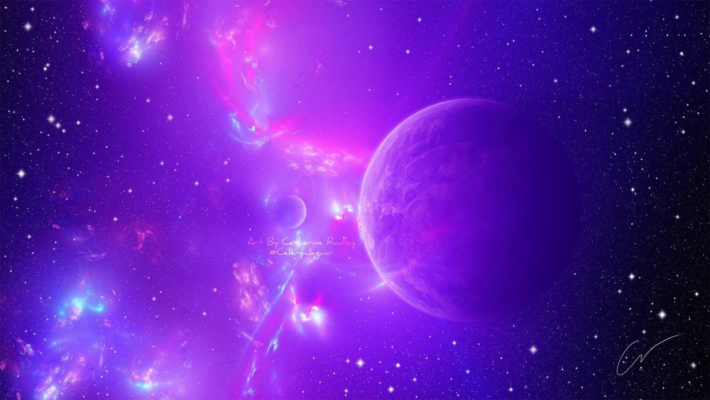 Космический фон для хромакея