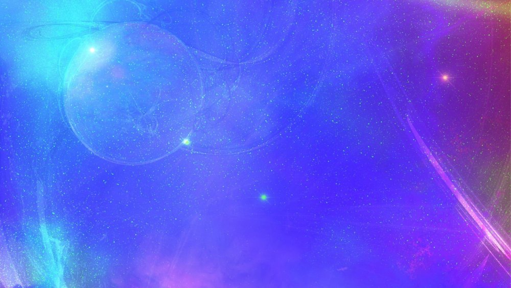 Космос розово голубой