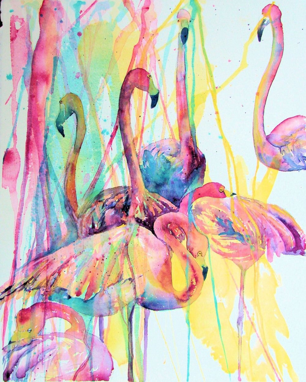 Абстрактные картины в пастельных тонах