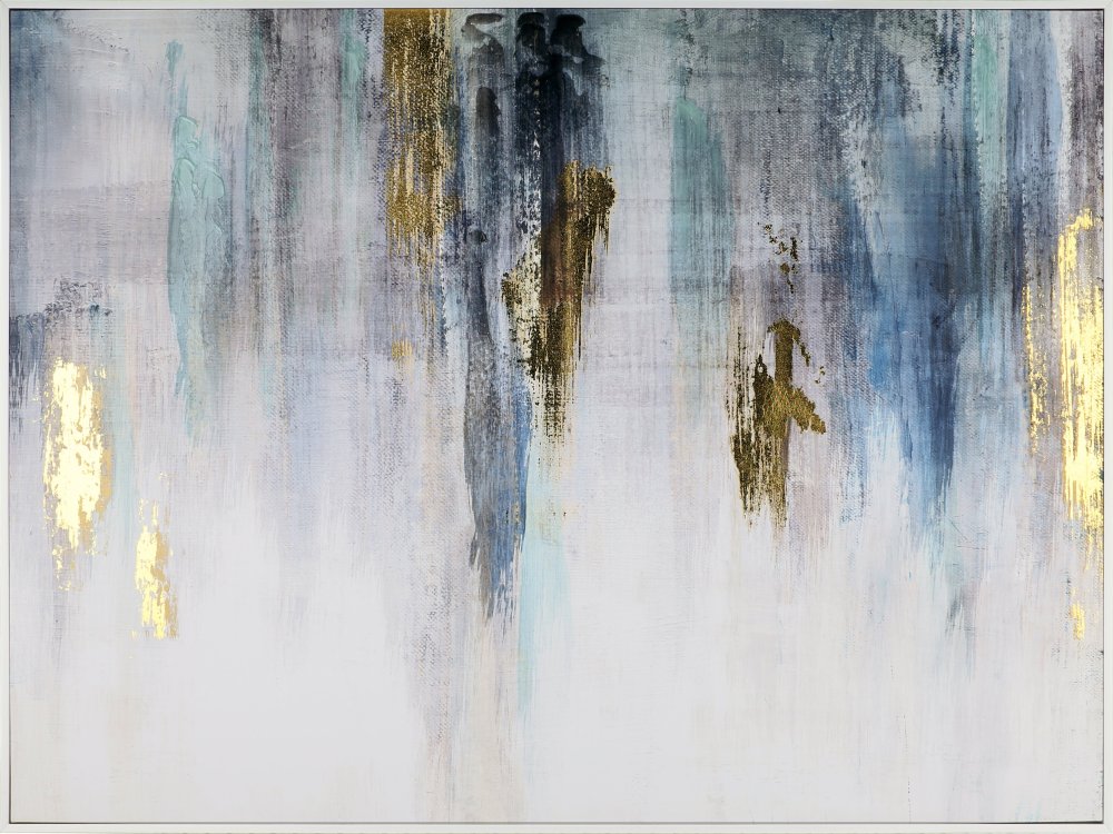 Абстрактная живопись в серых тонах