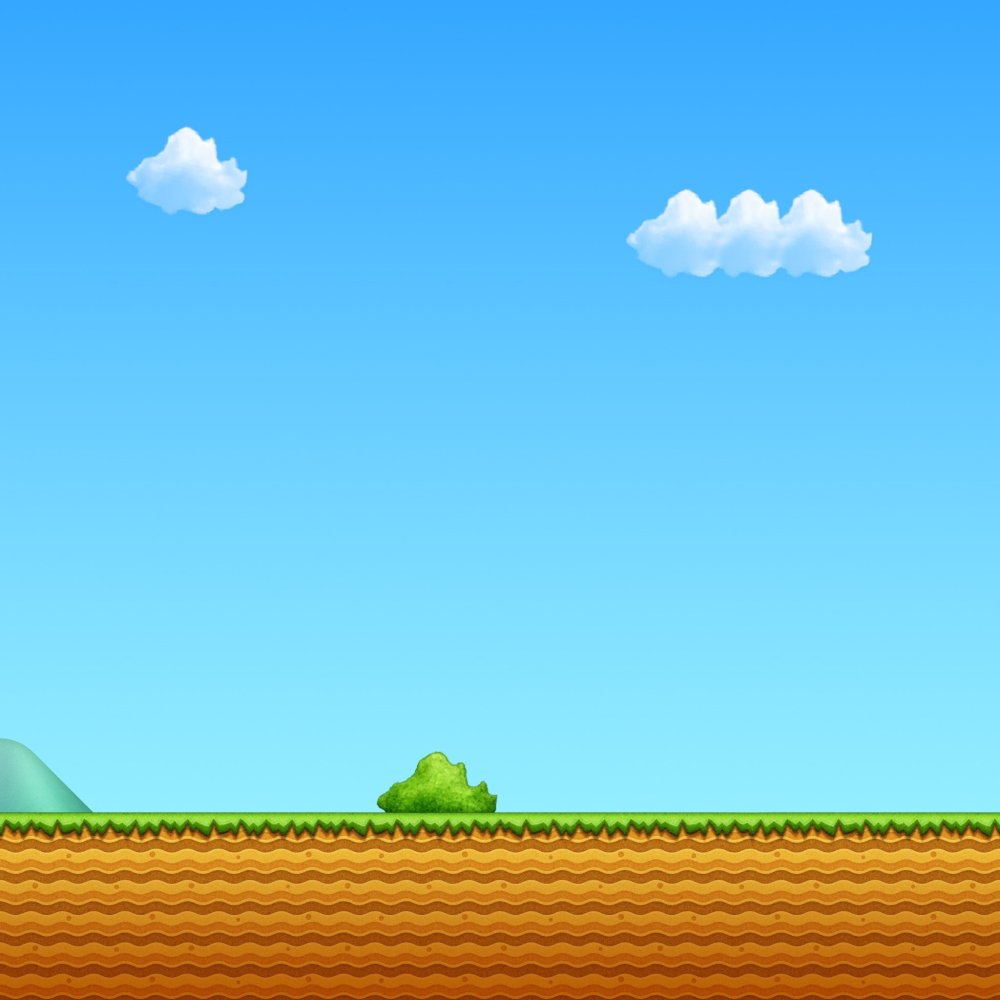Super Mario Bros задний фон