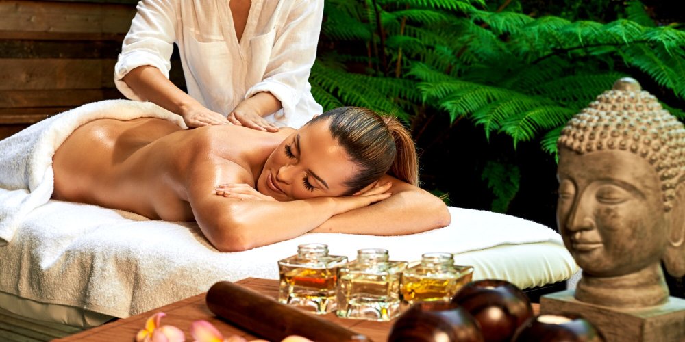 Фон для рекламы массажа