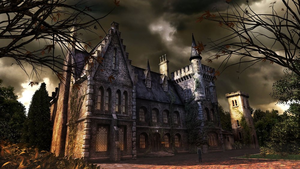 Замок Дракулы в Трансильвании фэнтези