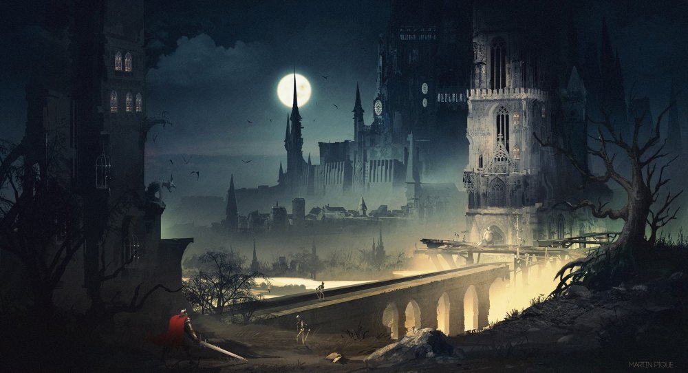 Разрушенные замки арт дарк соулс